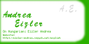 andrea eizler business card